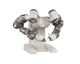 ABB YuMi IRB 14000 collaborative robot with a compact, ergonomic design, ideal for delicate assembly tasks and high-precision automation. ABB YuMi IRB 14000 collaborative robot with a compact, ergonomic design, ideal for delicate assembly tasks and high-precision automation.