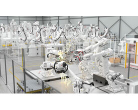ABB IRB 6710 in action within an industrial environment, engineered for precision, durability, and reliability. ABB IRB 6710 in action within an industrial environment, engineered for precision, durability, and reliability.